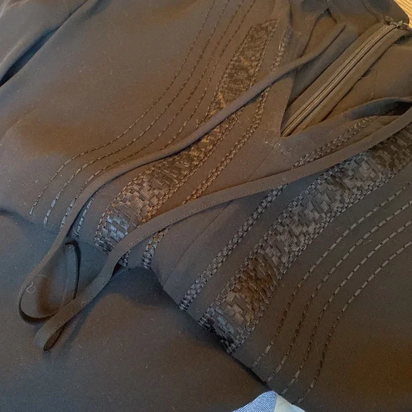 Theory long black silk dress - Picture 3 of 3